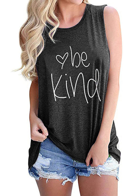 Be Kind Grey Tank Top