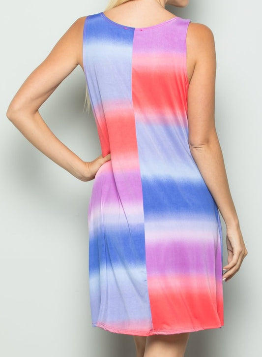 Beach Ready Tie Dye Dress