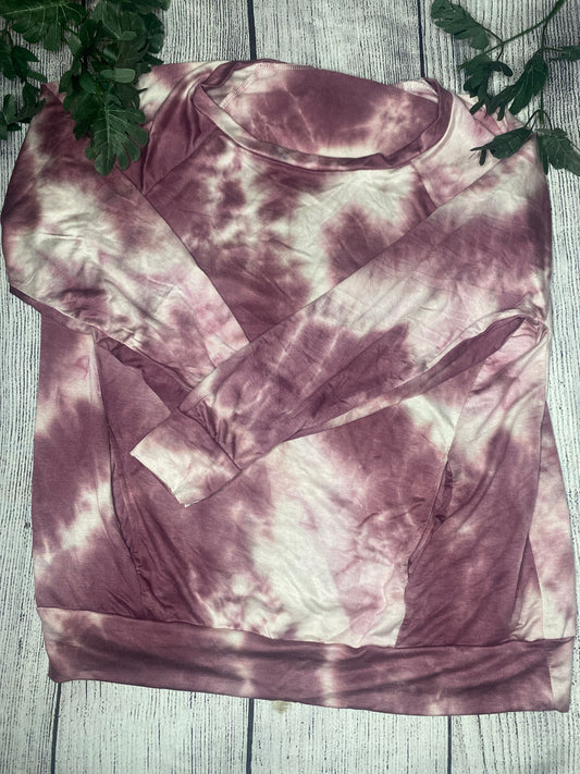 Mauve Tie Dye Hoodie